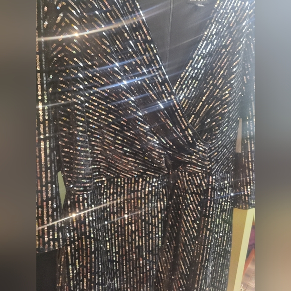 Lane Bryant Velvet & Sequin Dress - Size 14 - New - Picture 2 of 8